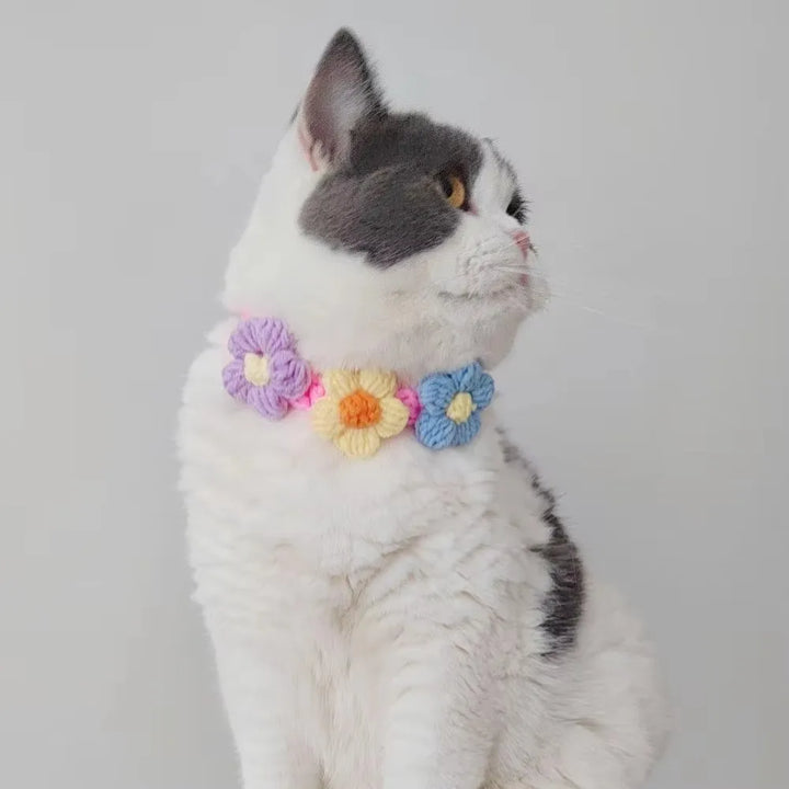 Pet Collar Cat Knitting Collar Sm