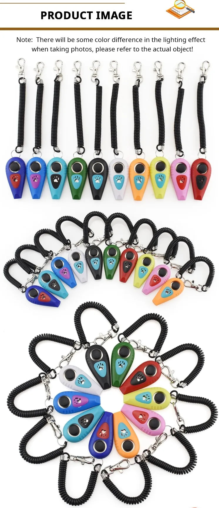 pet training clicker & whistle
