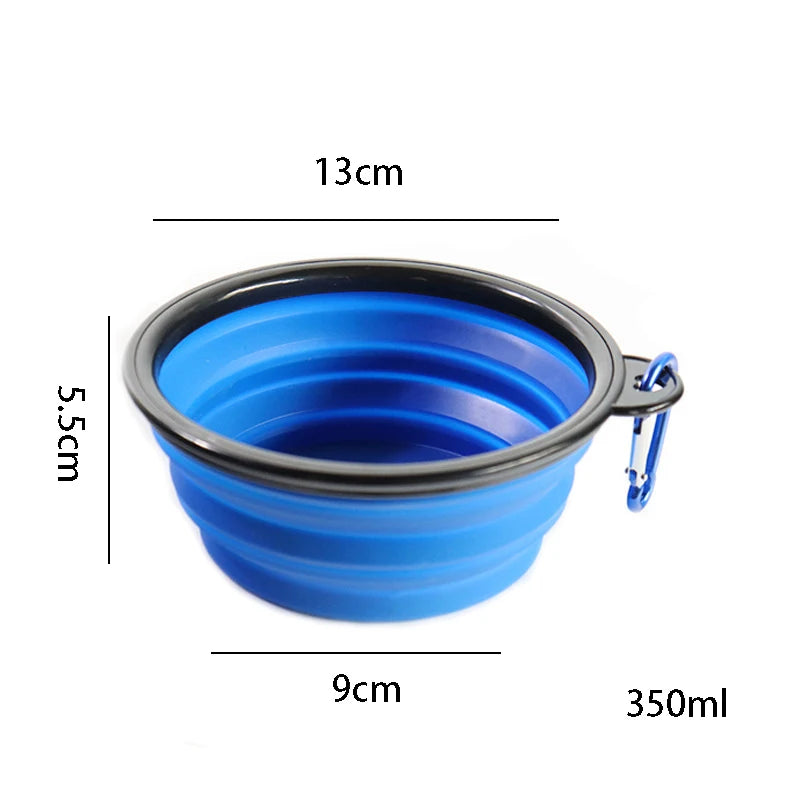 Pet Dog Bowl Collapsible Dog Waterg Dog