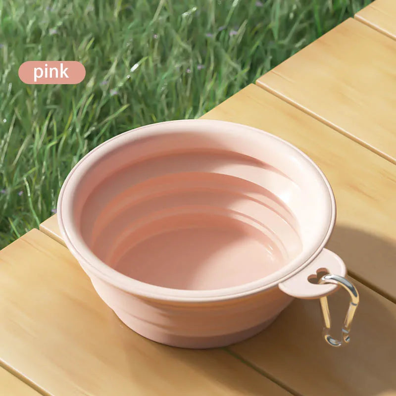 Foldable Silicone Dog Bowl Pet