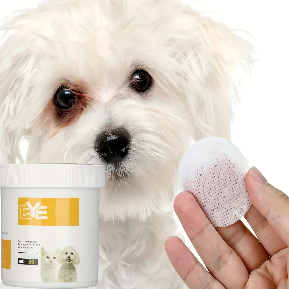 200pcs Pet Eye Cleaning Wipes