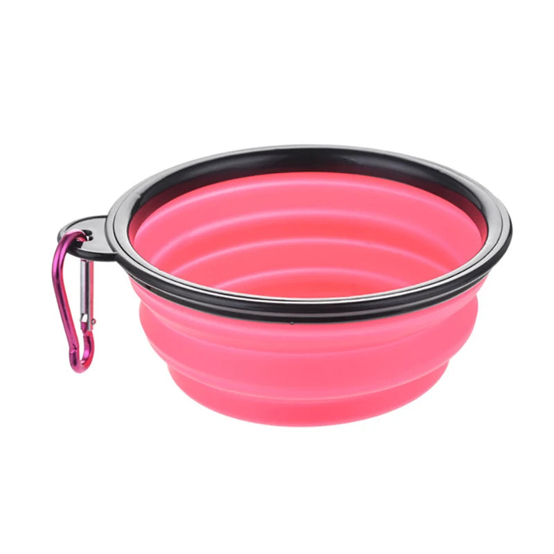 Pet Dog Bowl Collapsible Dog Waterg Dog