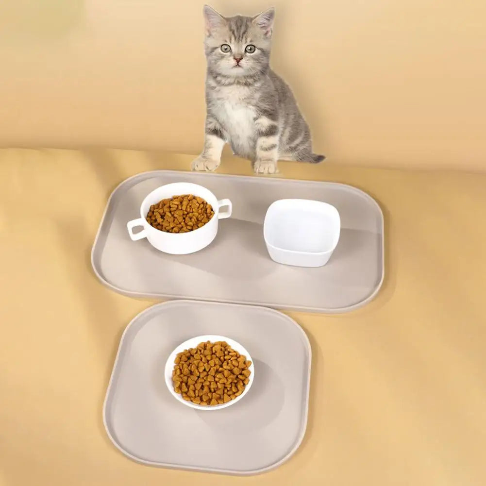 Pet Silicone Food Mat Placemat Waterproof
