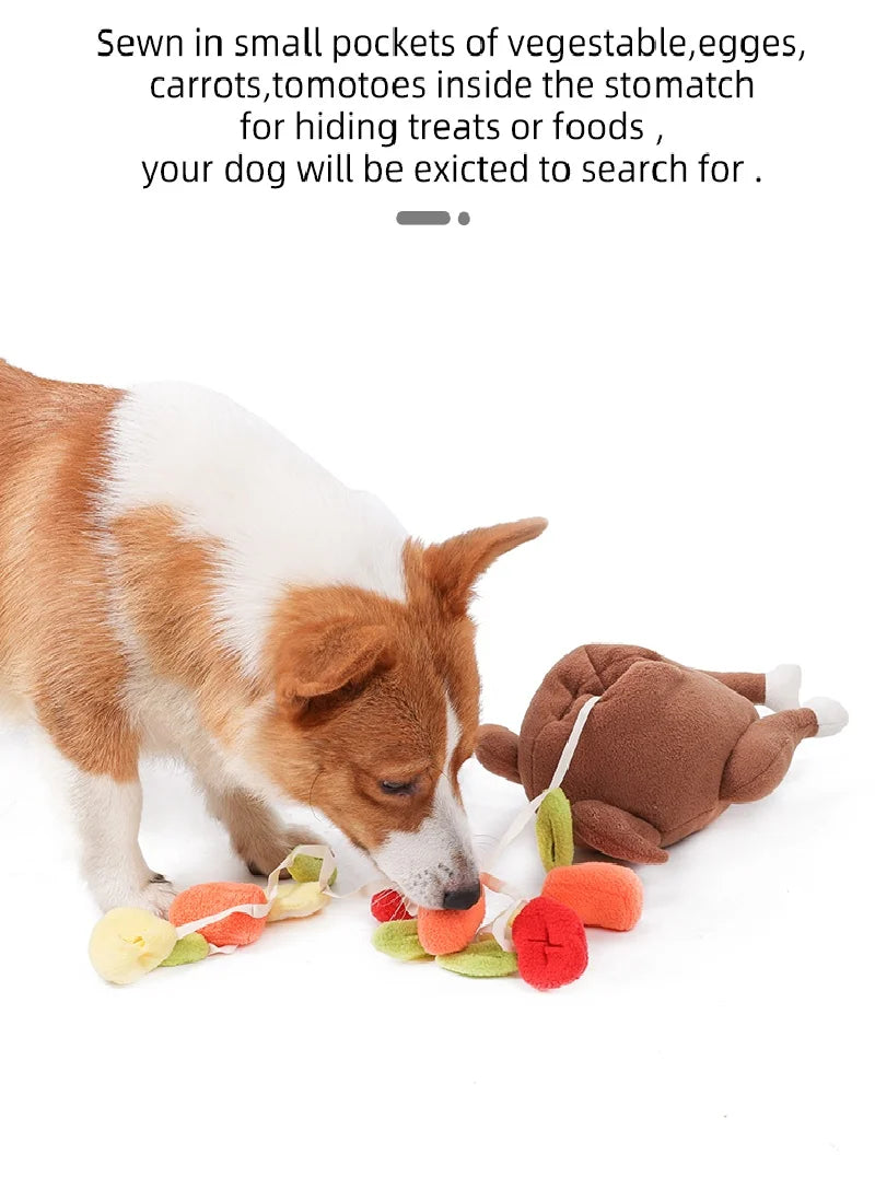 Pet Dog Snuffle Toy Roasted