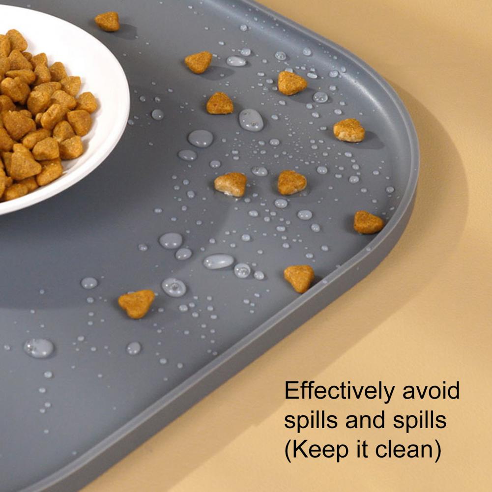 Pet Silicone Food Mat Placemat Waterproof