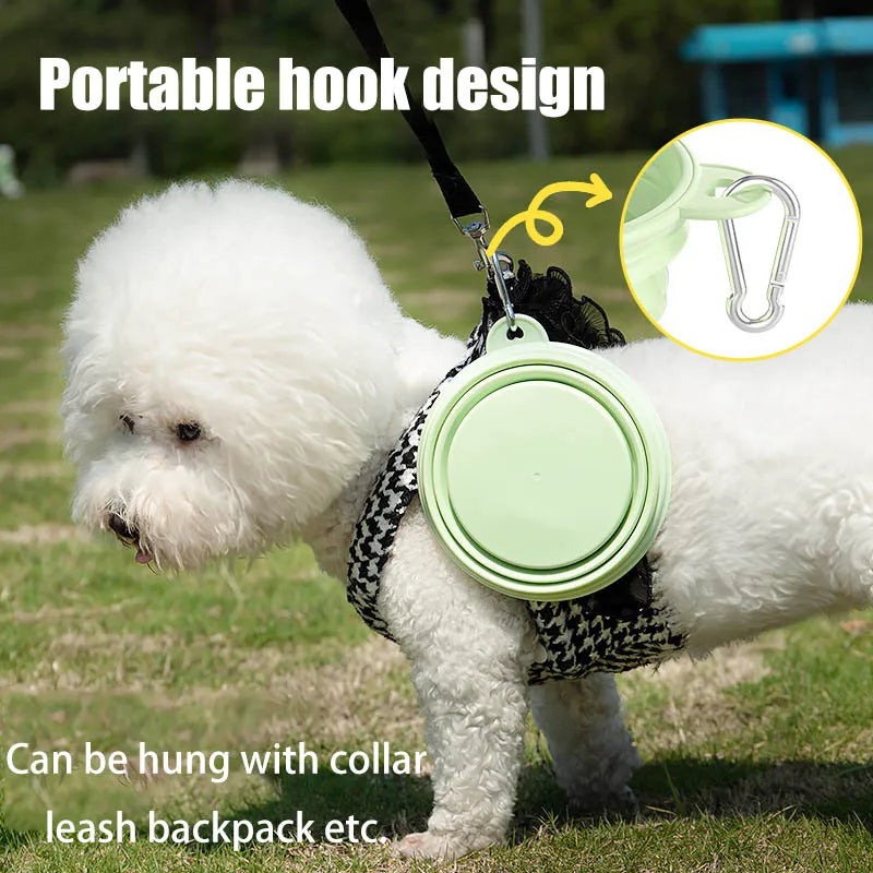 Foldable Silicone Dog Bowl Pet