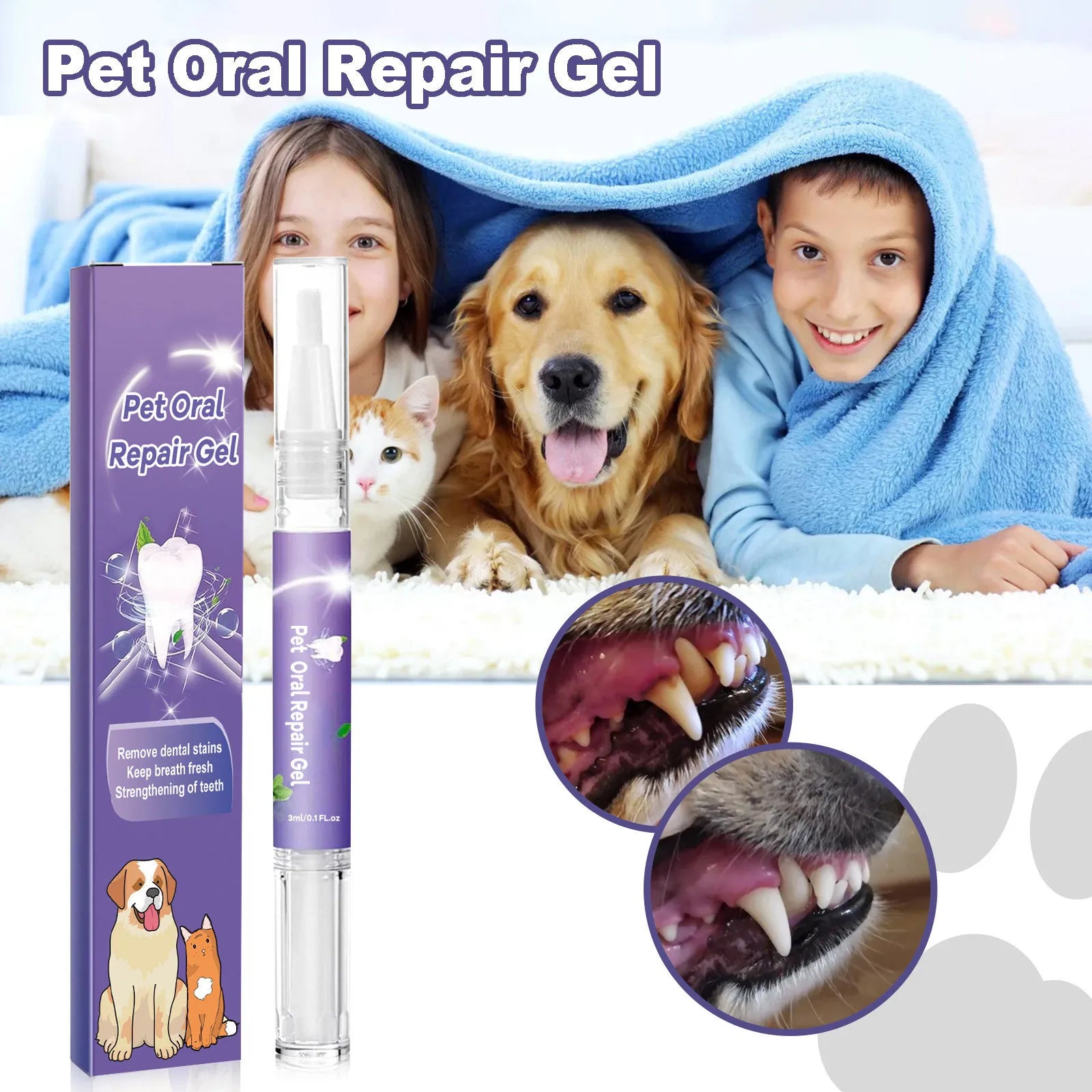 3ml Pet Oral Gel Cleaning Dog Cat
