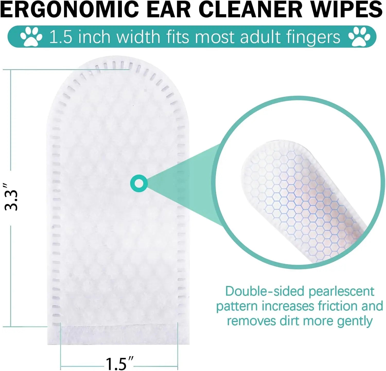 Pet Ear Wipes Ear Cleaner Finger