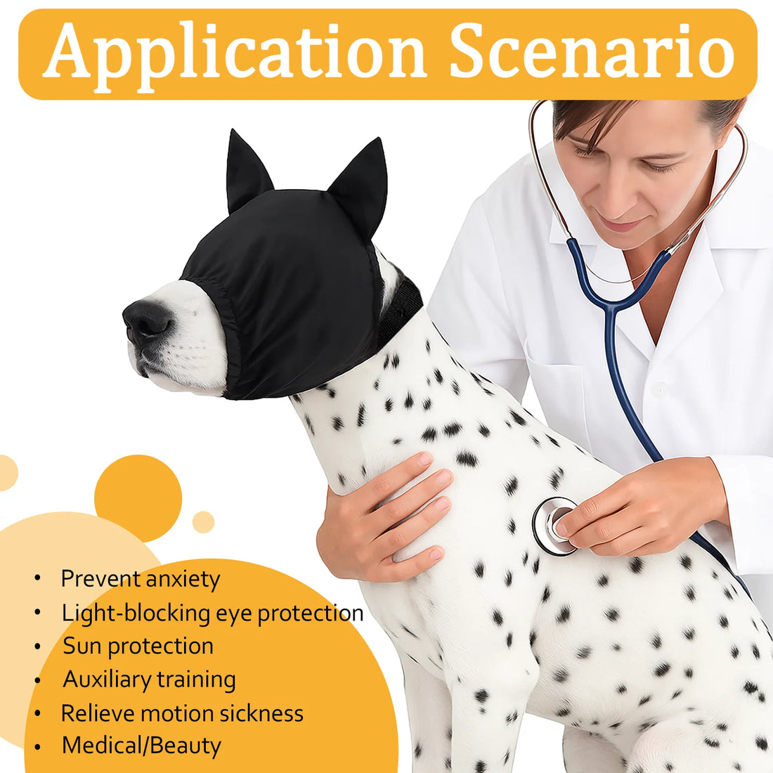 Pet Dog Pacify Eye Mask Dog Placate