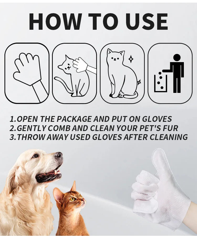 Pet supplies pet disposable gloves