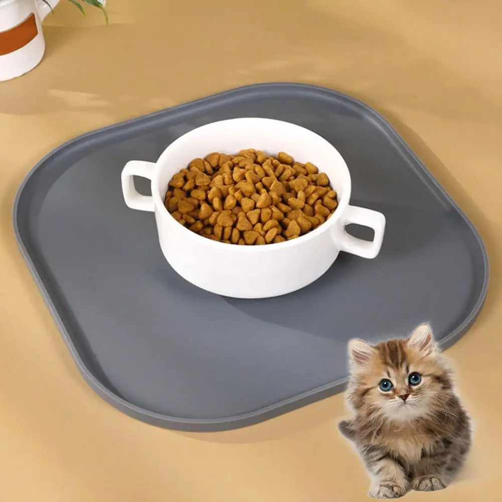 Pet Silicone Food Mat Placemat Waterproof