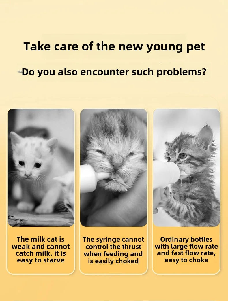 New pet milk bottle cat dog bionic