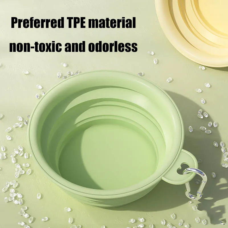 Foldable Silicone Dog Bowl Pet