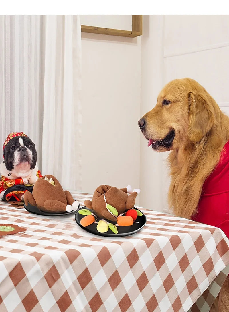 Pet Dog Snuffle Toy Roasted