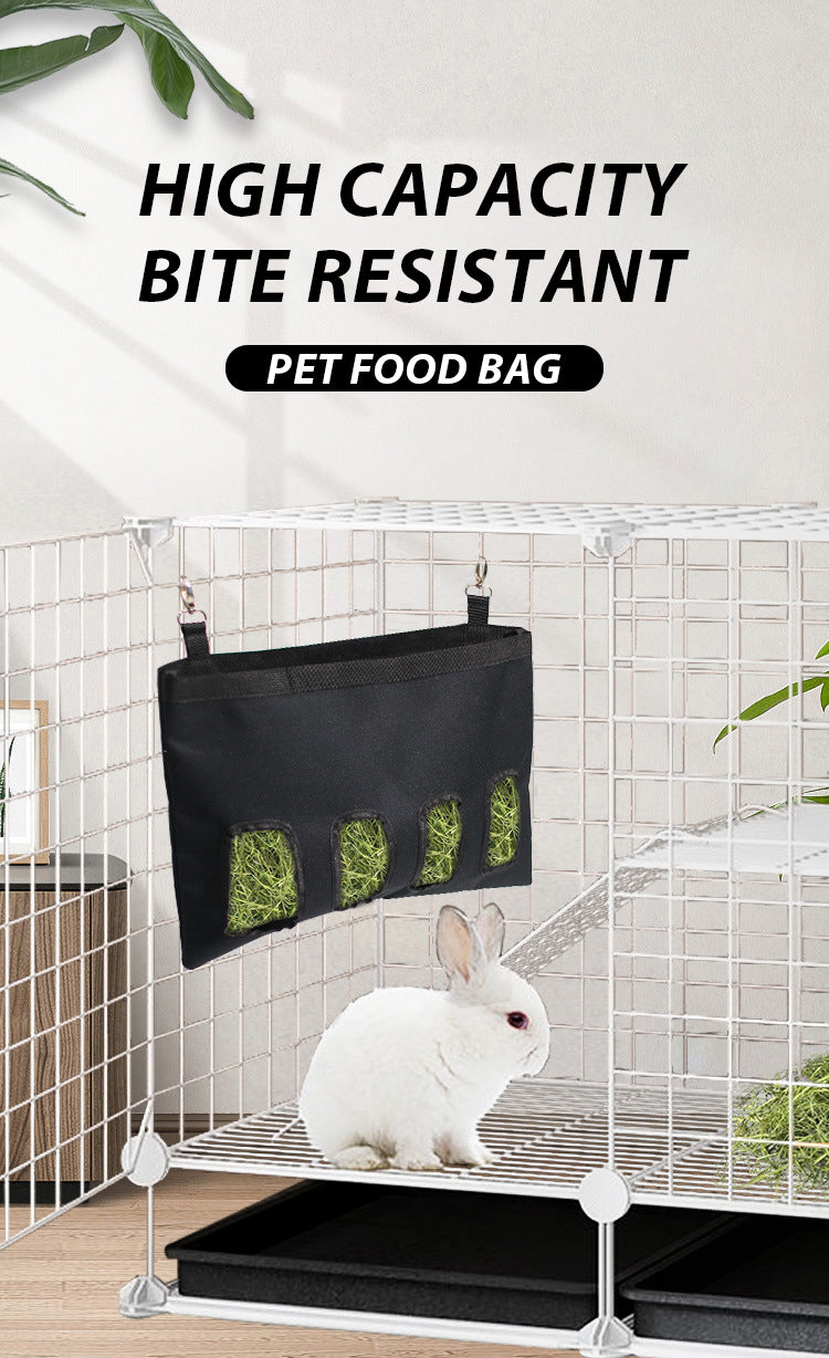 Rabbit Hay Bag Hanging Pouch