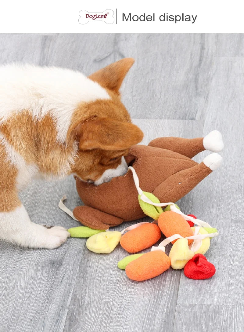 Pet Dog Snuffle Toy Roasted