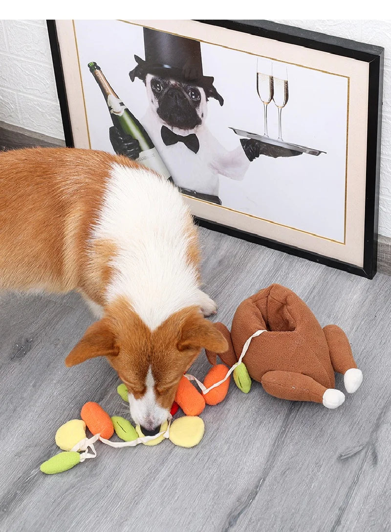 Pet Dog Snuffle Toy Roasted
