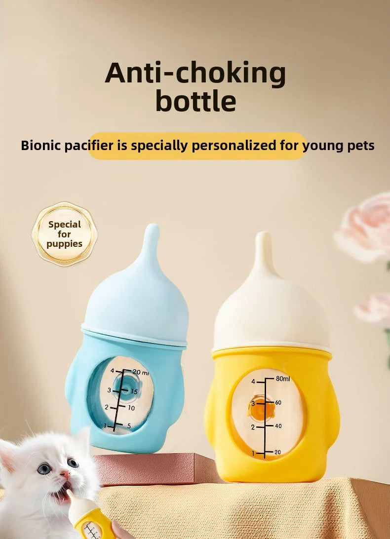 New pet milk bottle cat dog bionic