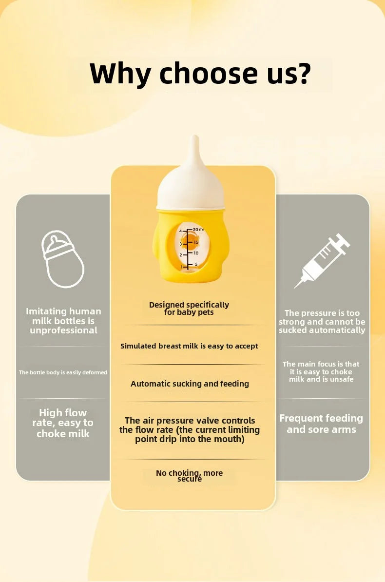 New pet milk bottle cat dog bionic