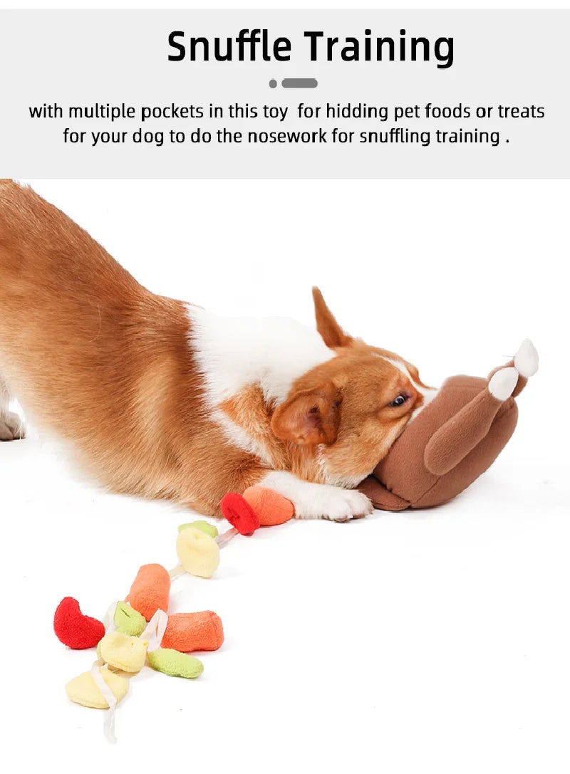 Pet Dog Snuffle Toy Roasted