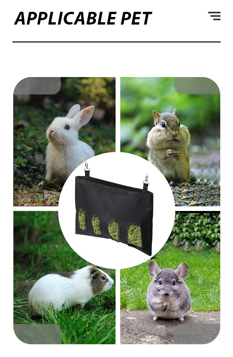 Rabbit Hay Bag Hanging Pouch