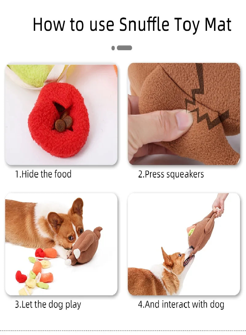 Pet Dog Snuffle Toy Roasted