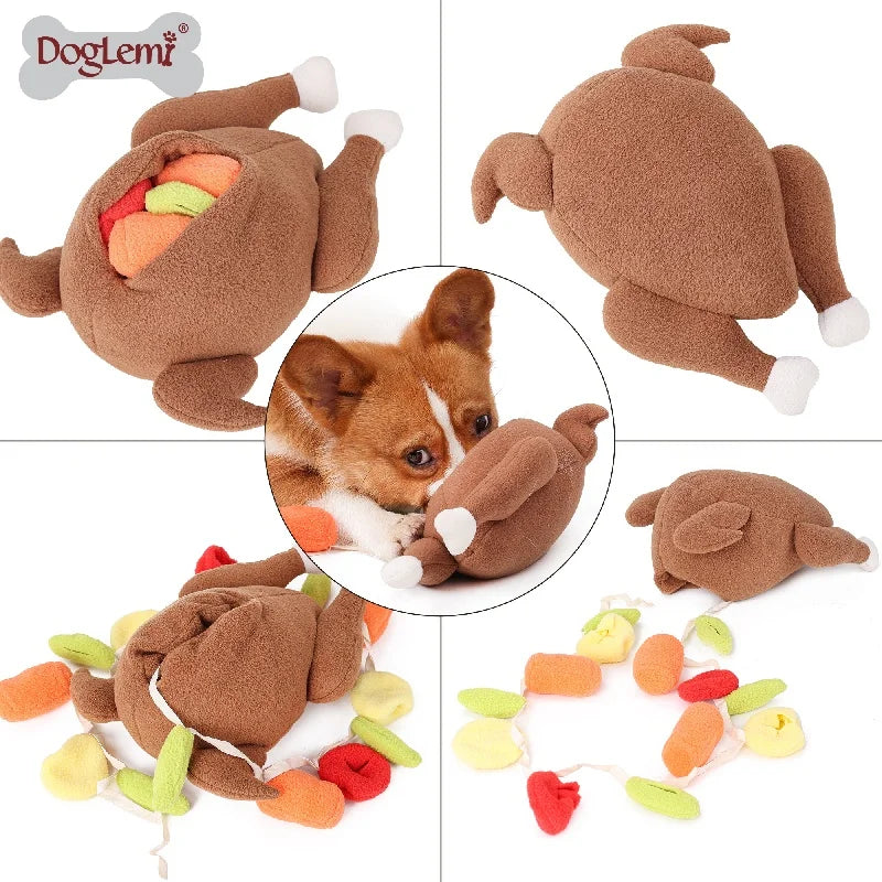 Pet Dog Snuffle Toy Roasted