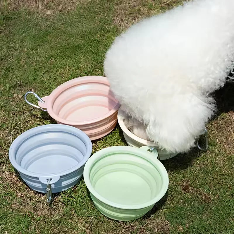 Foldable Silicone Dog Bowl Pet