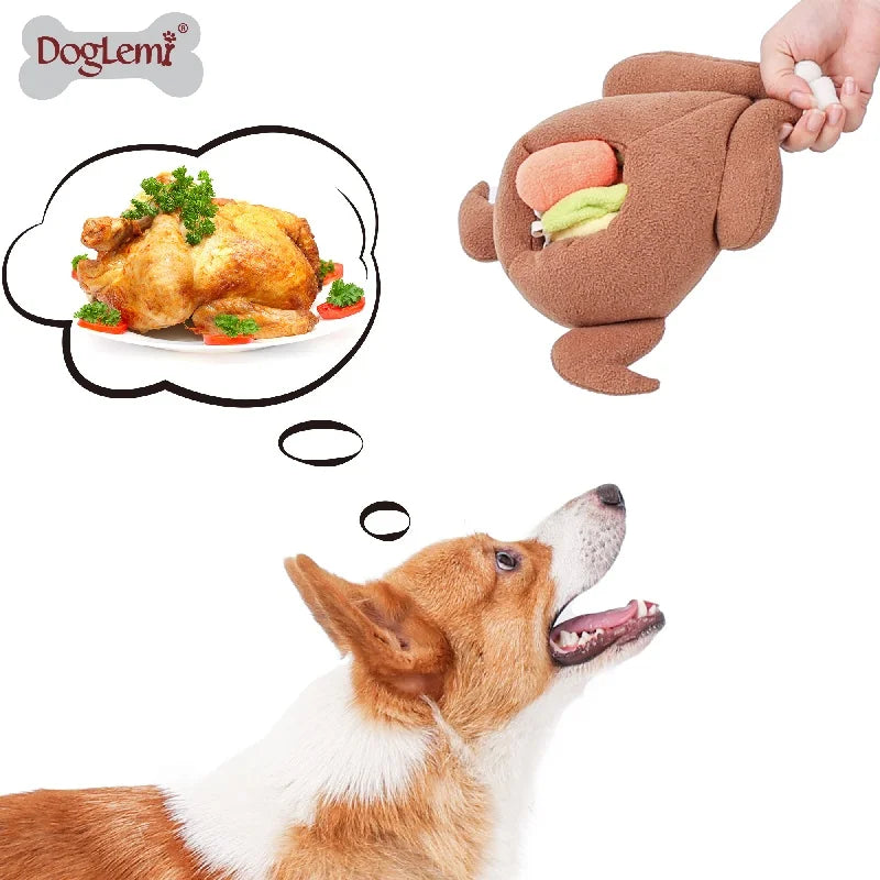 Pet Dog Snuffle Toy Roasted
