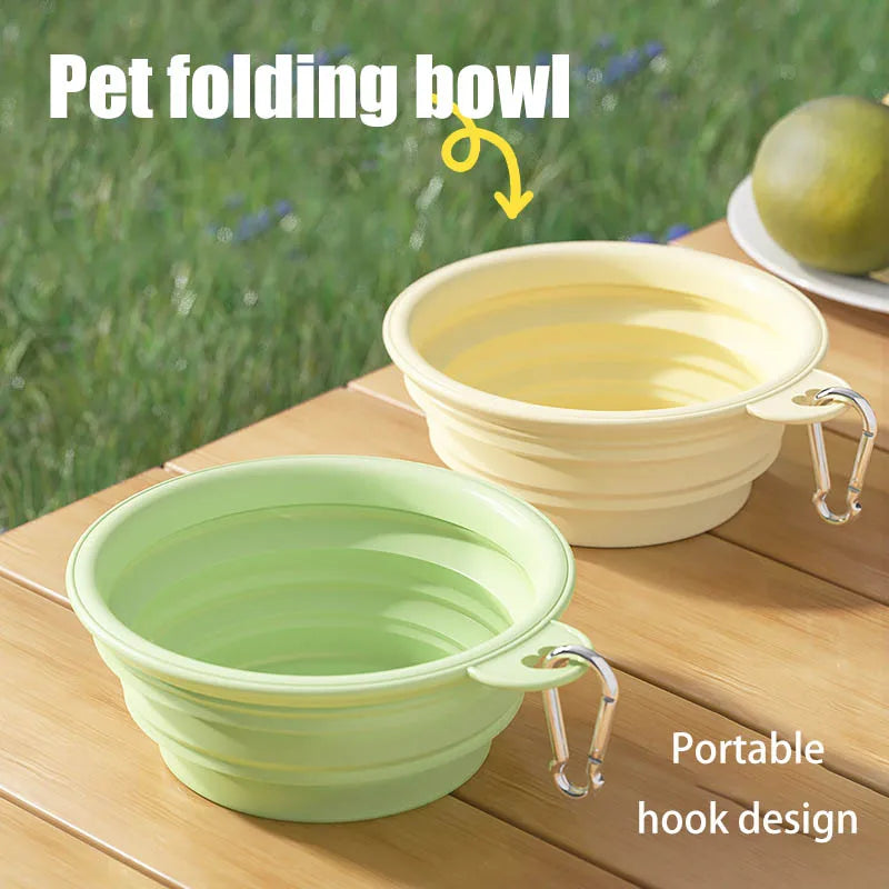 Foldable Silicone Dog Bowl Pet