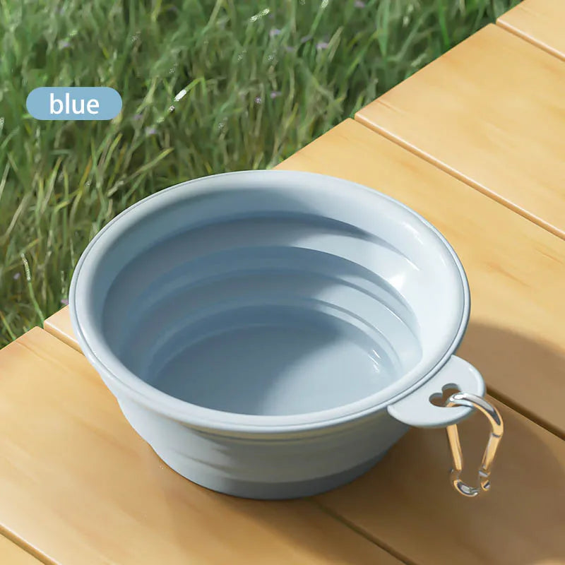 Foldable Silicone Dog Bowl Pet