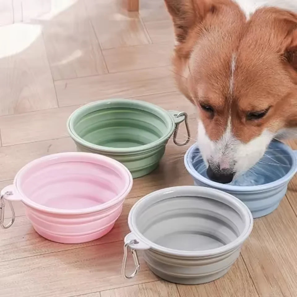 Foldable Silicone Dog Bowl Pet