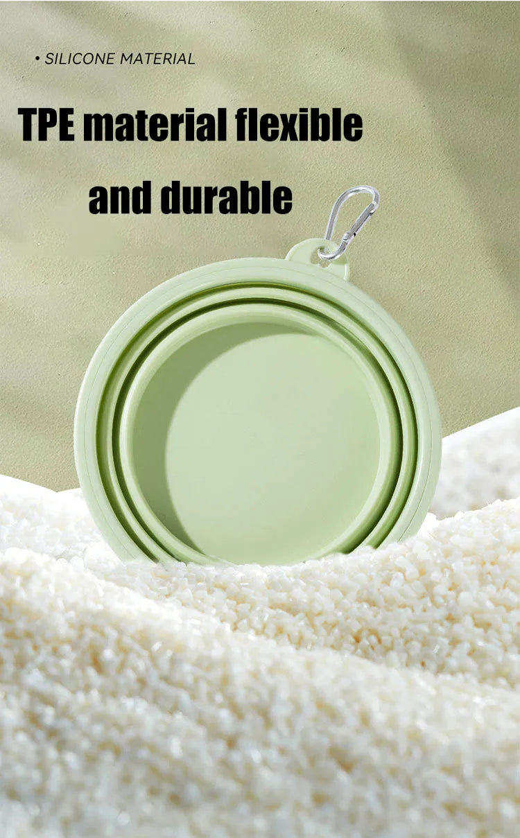 Foldable Silicone Dog Bowl Pet