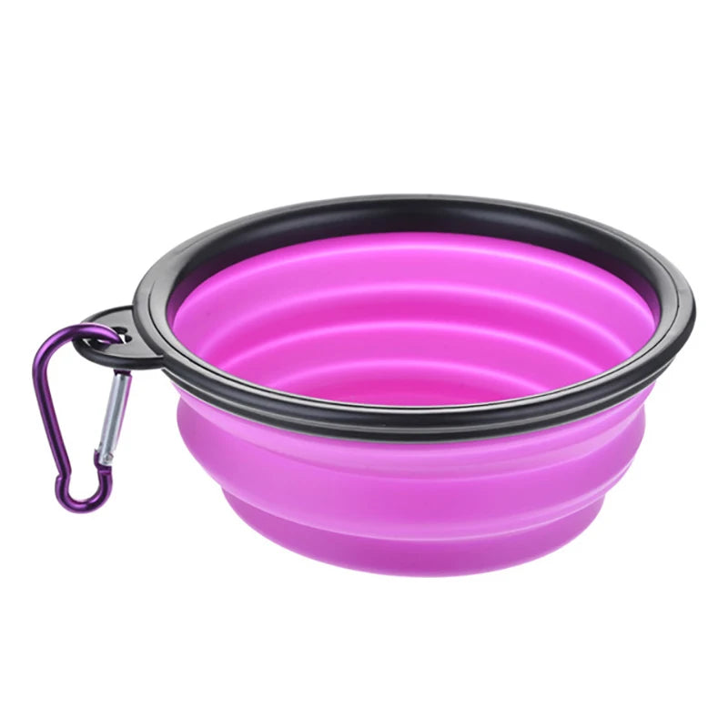 Pet Dog Bowl Collapsible Dog Waterg Dog